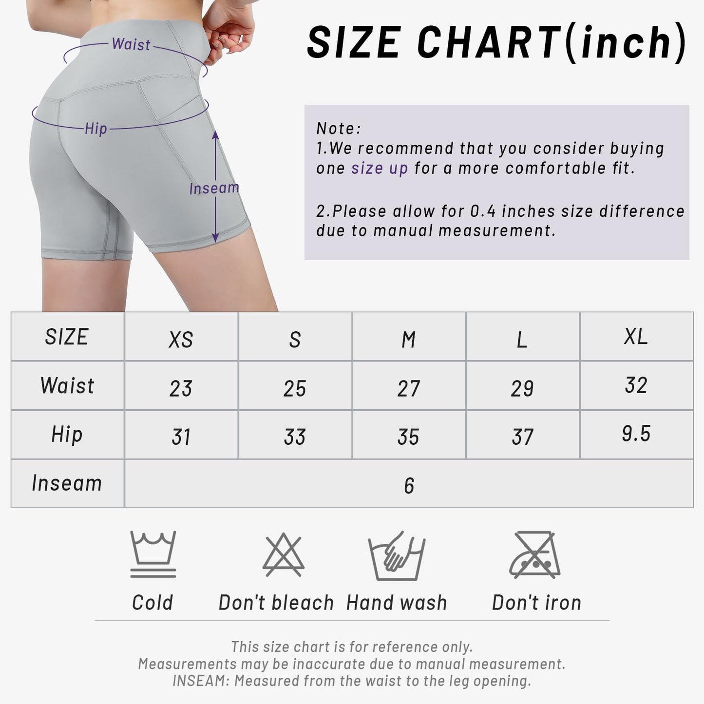 Stanpetix Biker Shorts for Women with Pockets - High Waisted Yoga Shorts 6" Workout Gym Shorts Tummy Control（Grey，Medium）